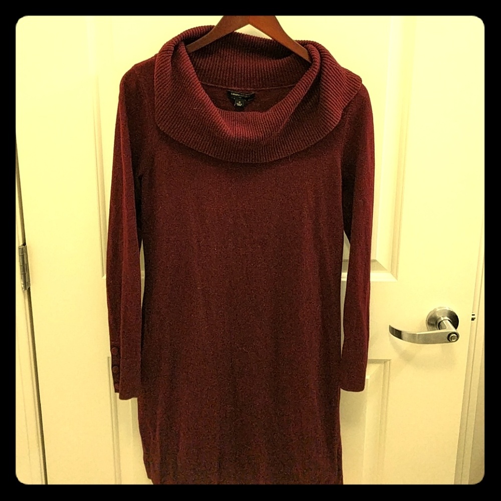 Banana Republic Sweater dress (burgundy)